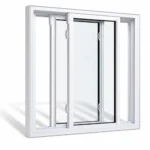پنجره دوجداره UPVC فولکس واگنی