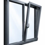 پنجره دوجداره UPVC دو حالته